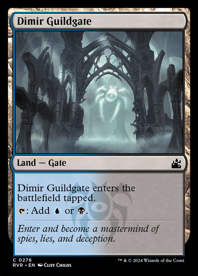 Dimir Guildgate 276 (Ravnica Remastered)  - Foil | Good Games Adelaide SA