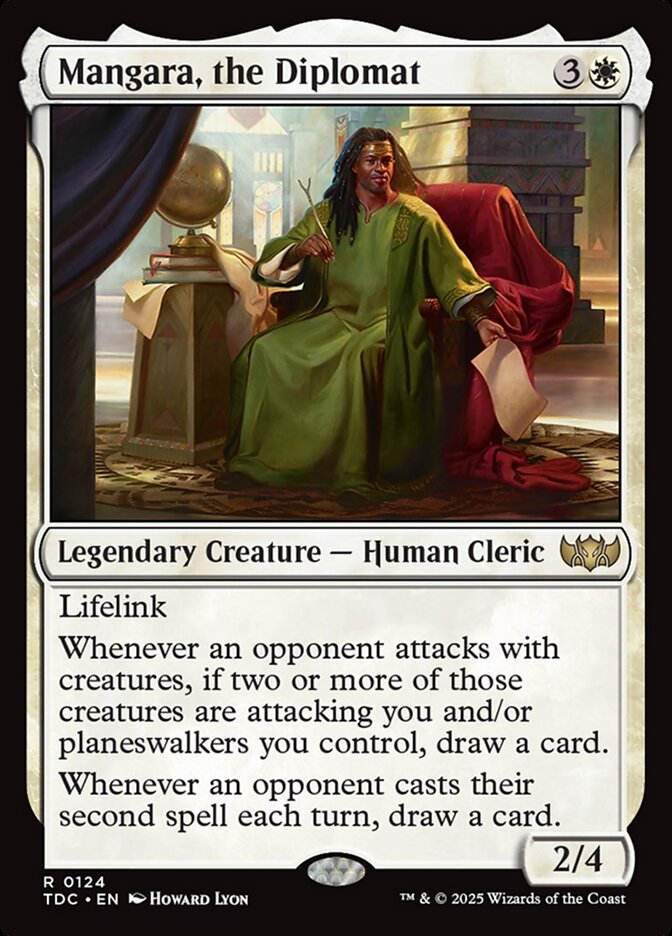 Mangara, the Diplomat 124 (Commander: Tarkir: Dragonstorm)  | Good Games Adelaide SA