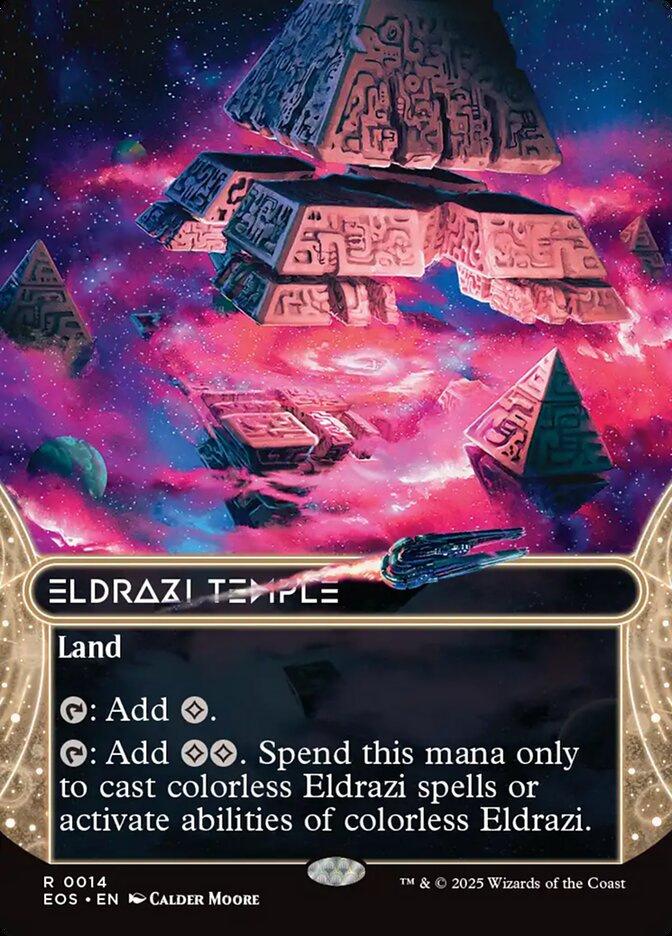 Eldrazi Temple 14/0 (Edge of Eternities: Stellar Sights)  - Borderless Foil | Good Games Adelaide SA