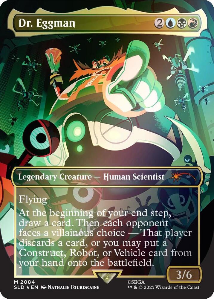 Dr Eggman Rainbow Foil 2084 (Secret Lair Drop Series)  - Foil | Good Games Adelaide SA