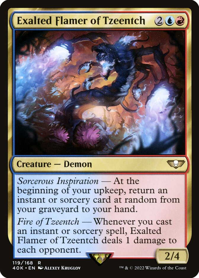 Exalted Flamer of Tzeentch 119 (Universes Beyond: Warhammer 40,000)  | Good Games Adelaide SA