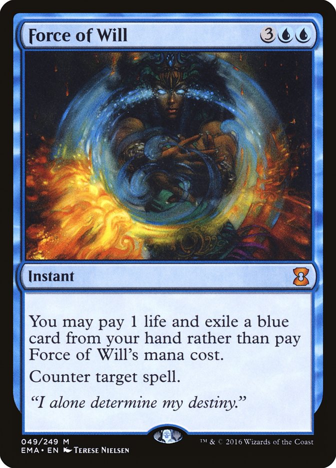 Force of Will 49 (Eternal Masters)  - Foil | Good Games Adelaide SA
