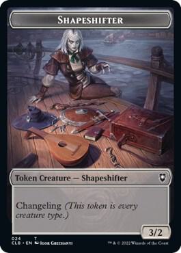 Shapeshifter 024 Shapeshifter 028 Double Sided Token 24 // 28 (Commander Legends: Battle for Baldur's Gate)  | Good Games Adelaide SA