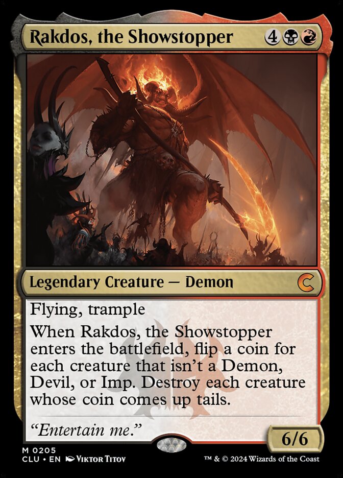Rakdos, the Showstopper 205 (Ravnica: Clue Edition)  | Good Games Adelaide SA
