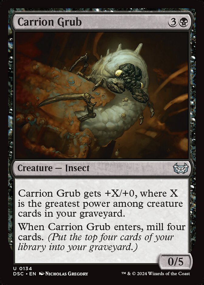 Carrion Grub 134 (Commander: Duskmourn: House of Horror)  | Good Games Adelaide SA