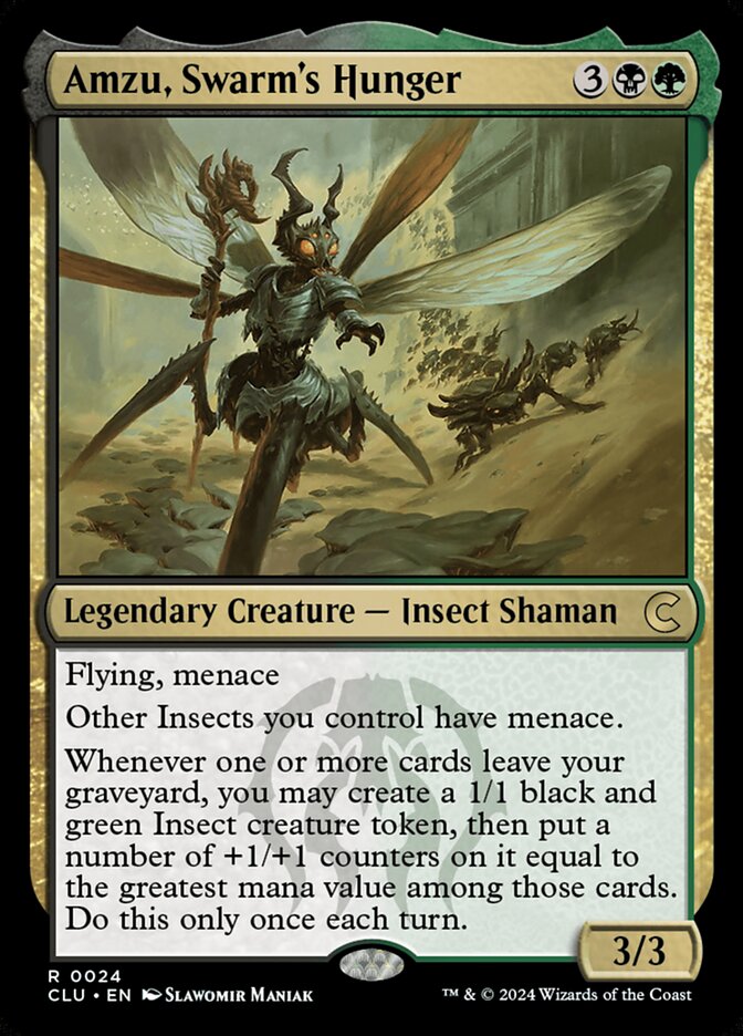 Amzu Swarms Hunger 24 (Ravnica: Clue Edition)  | Good Games Adelaide SA