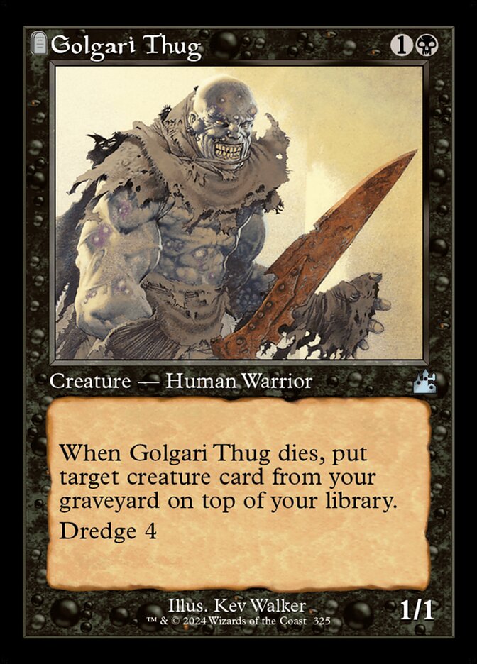 Golgari Thug 325 (Ravnica Remastered)  - Foil | Good Games Adelaide SA