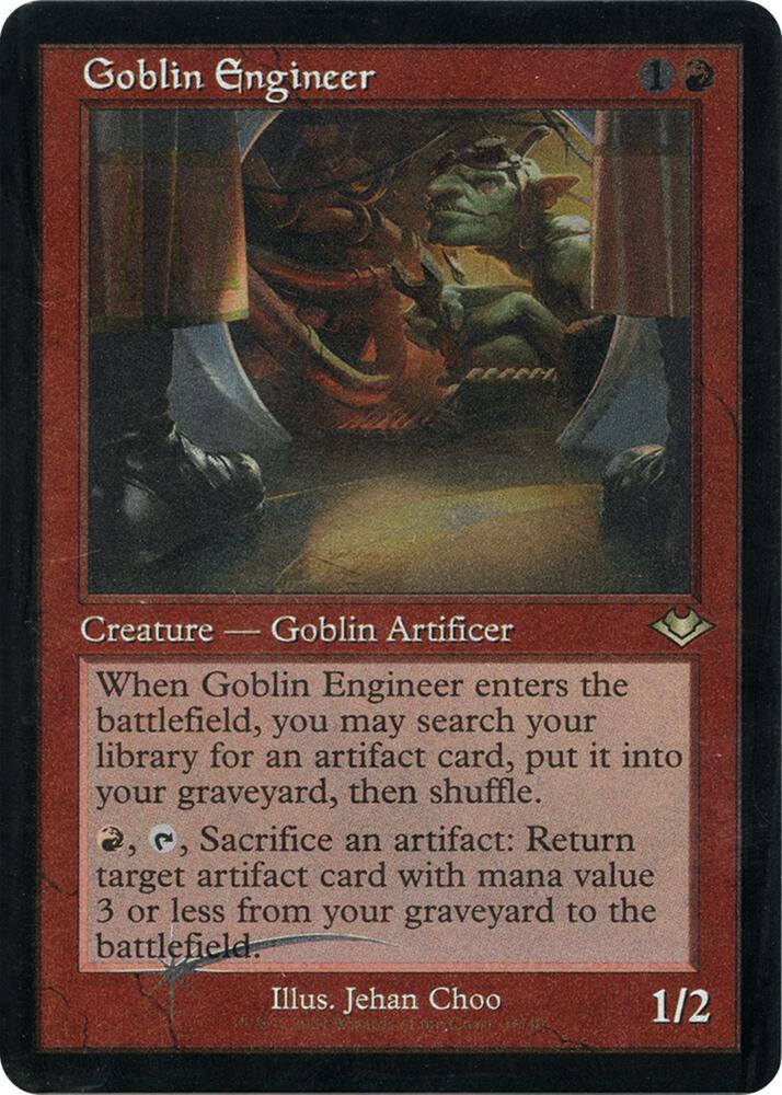 Goblin Engineer 16 (Modern Horizons)  - Retro Etched Foil | Good Games Adelaide SA