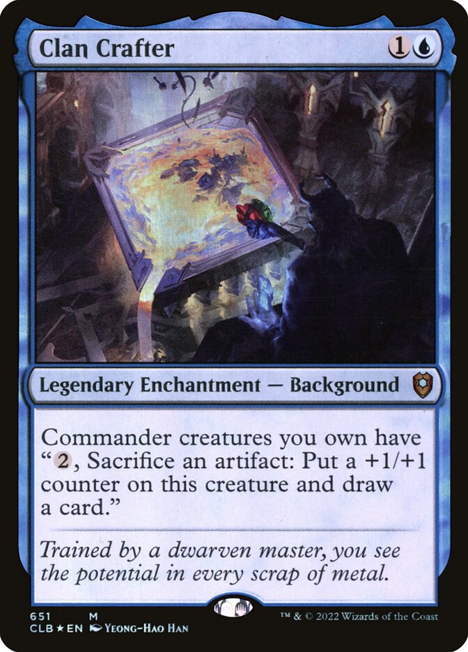 Clan Crafter 651 (Commander Legends: Battle for Baldur's Gate)  - Foil | Good Games Adelaide SA