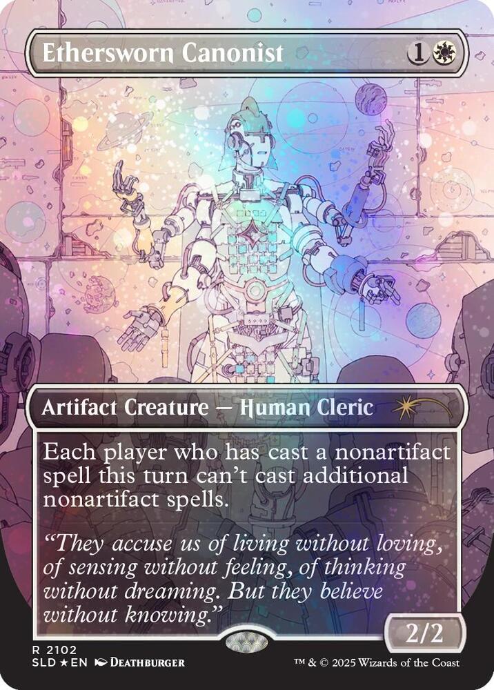 Ethersworn Canonist Galaxy Foil 2102 (Secret Lair Drop Series)  - Foil | Good Games Adelaide SA