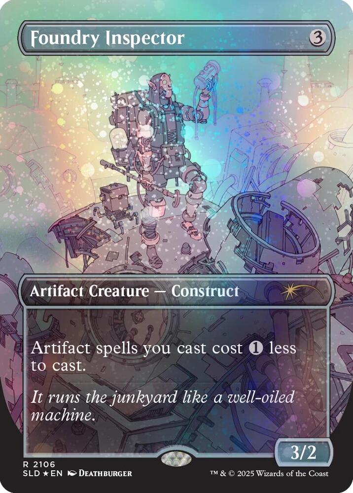 Foundry Inspector Galaxy Foil 2106 (Secret Lair Drop Series)  - Foil | Good Games Adelaide SA