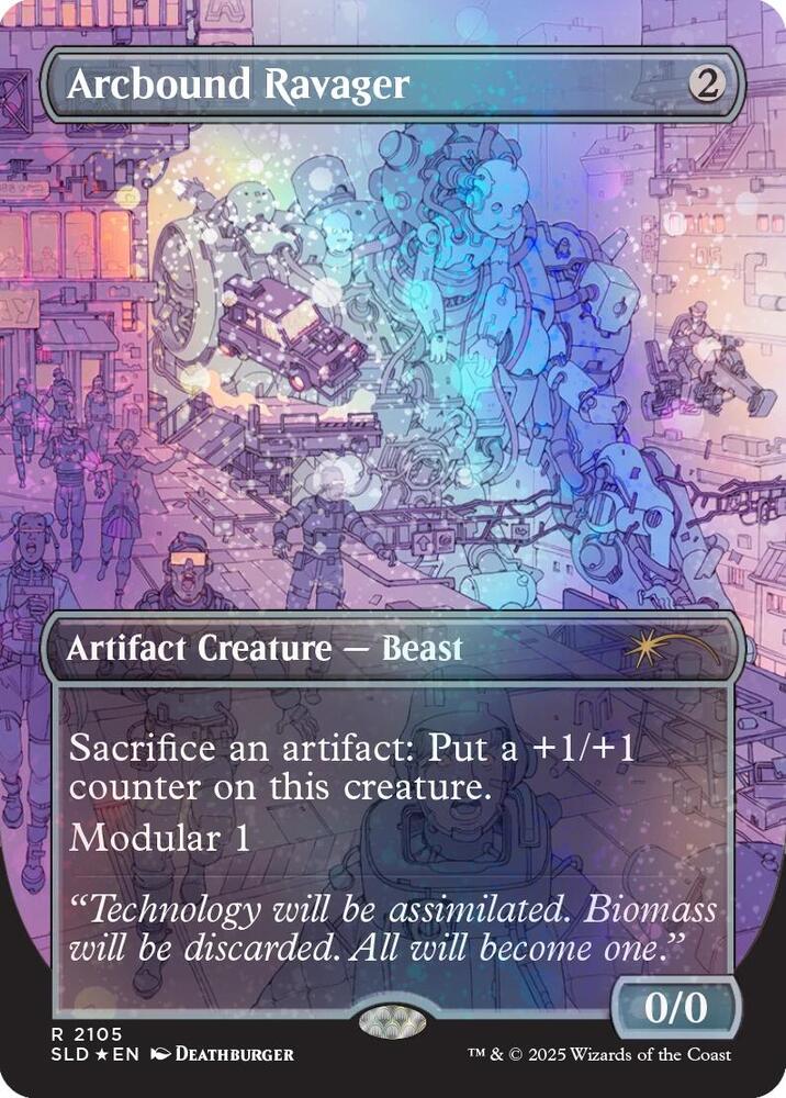 Arcbound Ravager 2105 Galaxy Foil 2105 (Secret Lair Drop Series)  - Foil | Good Games Adelaide SA