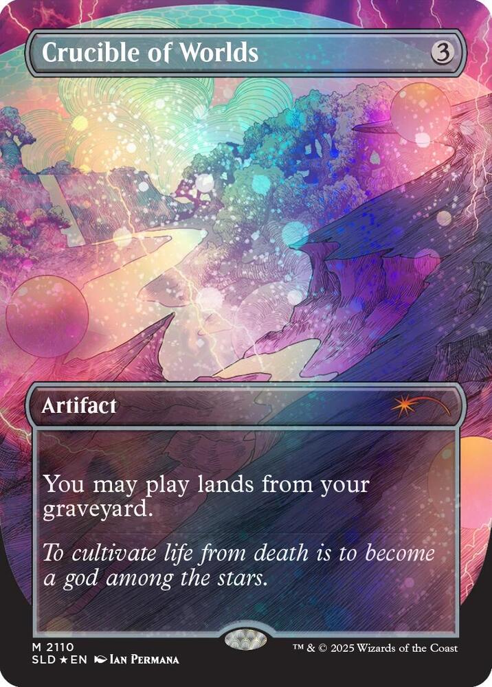 Crucible of Worlds Galaxy Foil 2110 (Secret Lair Drop Series)  - Foil | Good Games Adelaide SA