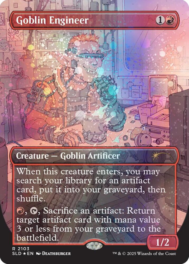 Goblin Engineer Galaxy Foil 2103 (Secret Lair Drop Series)  - Foil | Good Games Adelaide SA