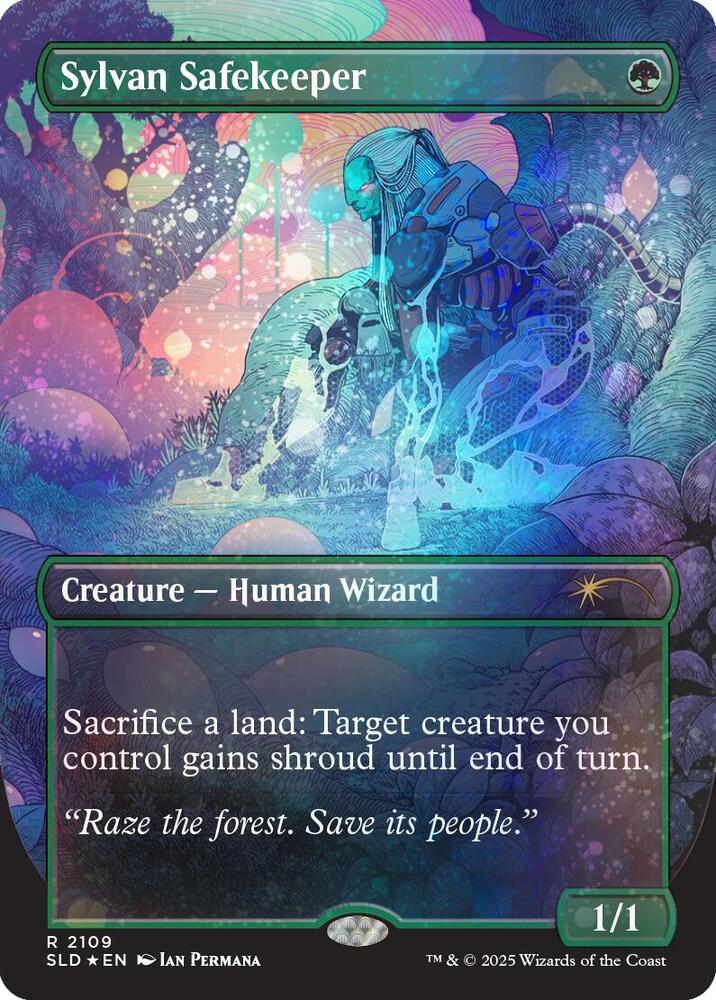 Sylvan Safekeeper Galaxy Foil 2109 (Secret Lair Drop Series)  - Foil | Good Games Adelaide SA