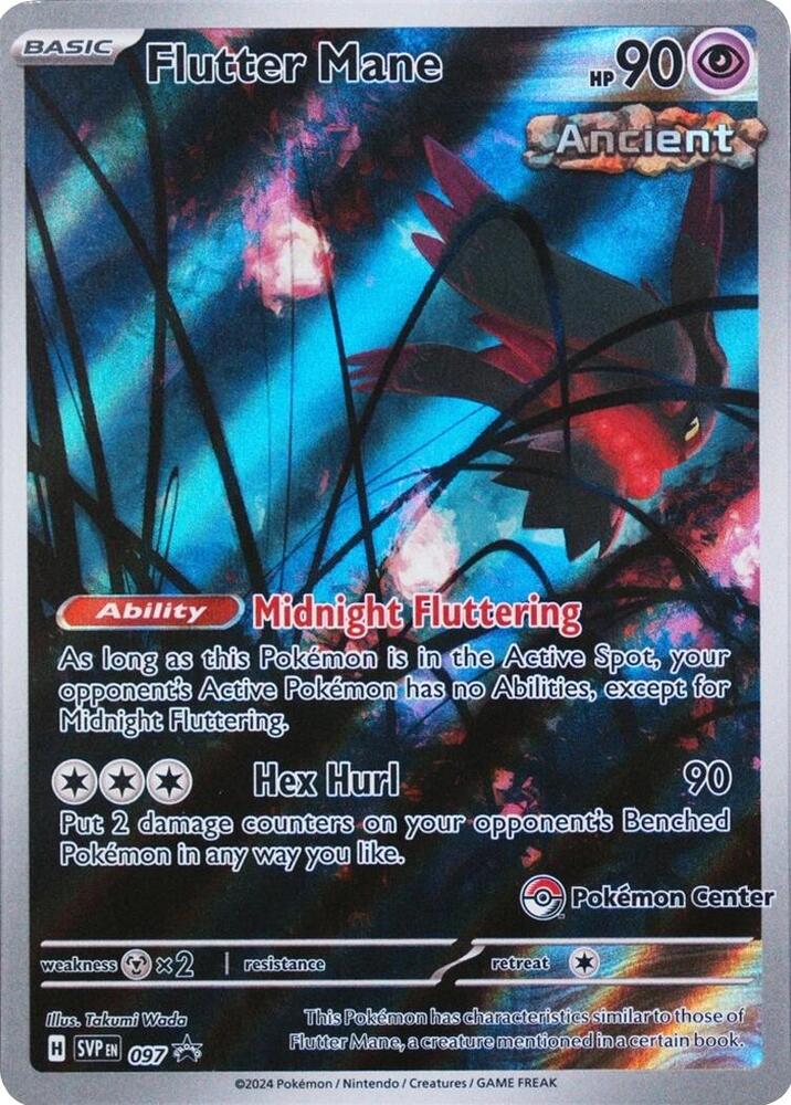 Flutter Mane Pokemon Center 097 (SV: Scarlet & Violet Promo Cards)  - Holofoil | Good Games Adelaide SA