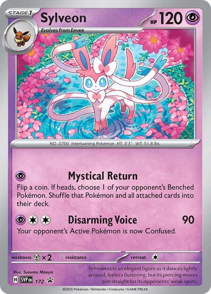 Sylveon 172 Cosmos Holo 172 (SV: Scarlet & Violet Promo Cards)  - Cosmo Holofoil | Good Games Adelaide SA
