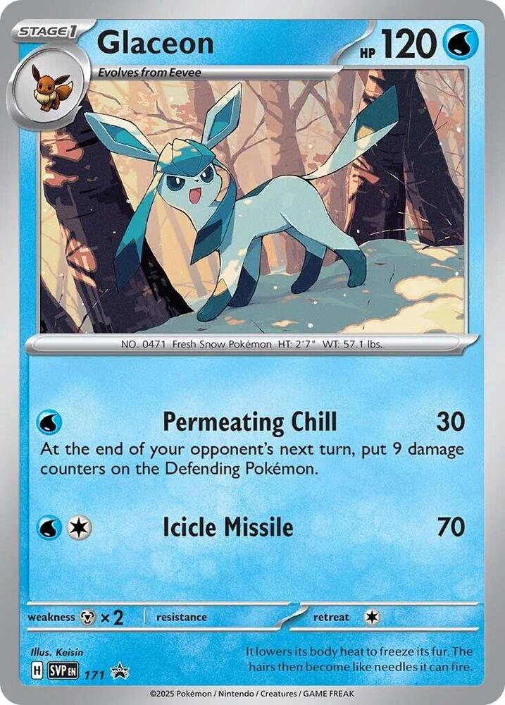 Glaceon 171 (SV: Scarlet & Violet Promo Cards)  - Holofoil | Good Games Adelaide SA