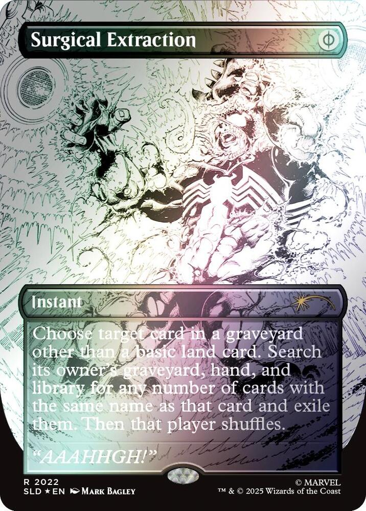 Surgical Extraction 2022 Rainbow Foil 2022 (Secret Lair Drop Series)  - Foil | Good Games Adelaide SA