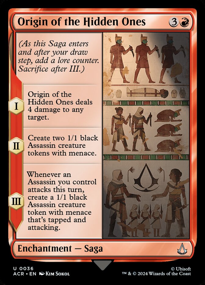 Origin of the Hidden Ones 36 (Universes Beyond: Assassin's Creed)  - Foil | Good Games Adelaide SA