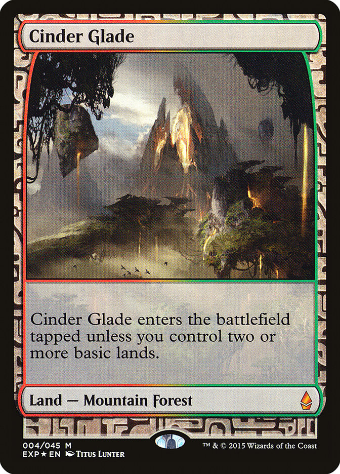 Cinder Glade 4 (Zendikar Expeditions)  - Foil | Good Games Adelaide SA