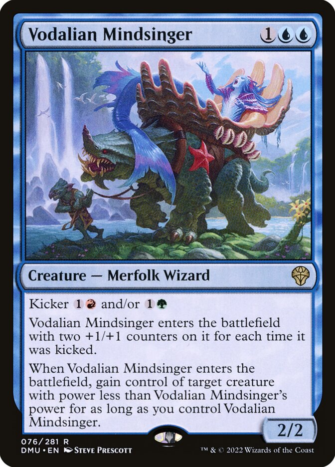 Vodalian Mindsinger 76 (Dominaria United)  - Foil | Good Games Adelaide SA