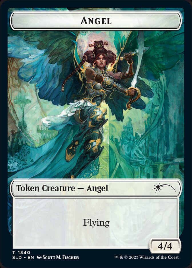 Angel SLD Soldier GRN Double sided Token  (Secret Lair Drop Series)  | Good Games Adelaide SA