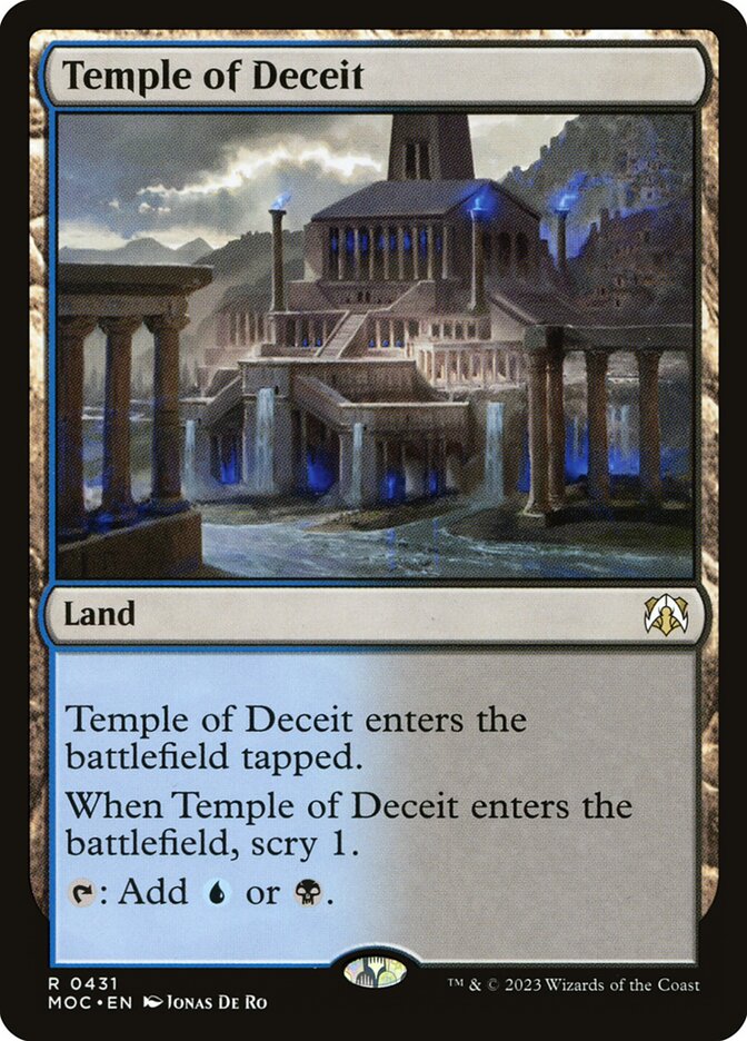 Temple of Deceit 431 (Commander: March of the Machine)  | Good Games Adelaide SA