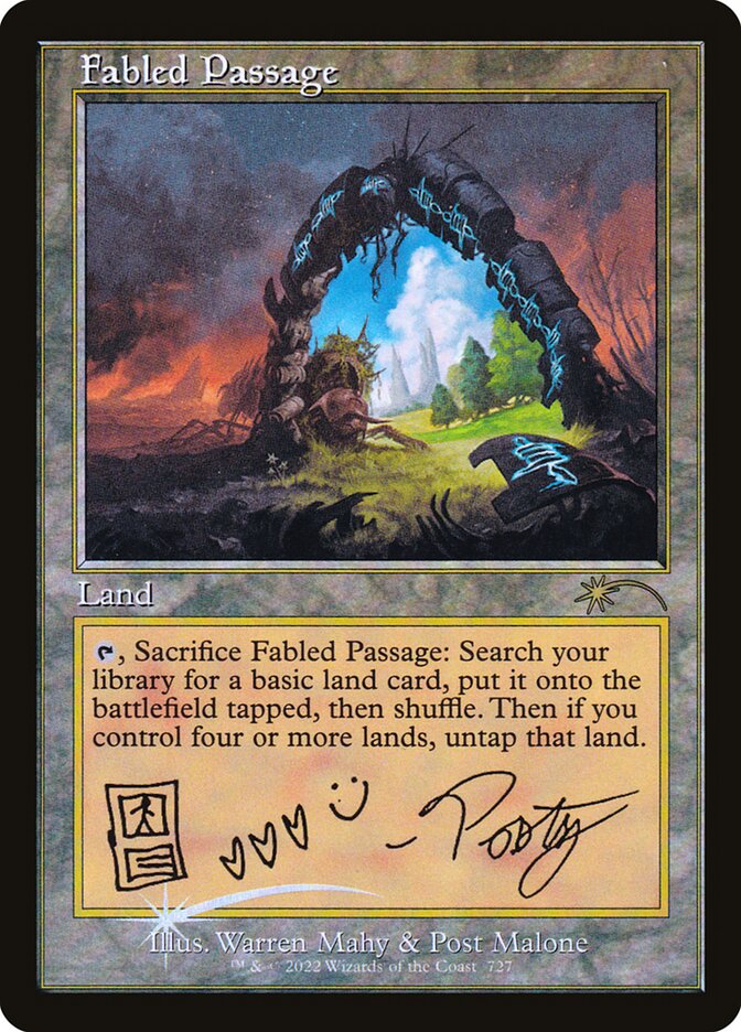 Fabled Passage Post Malone 727 (Secret Lair Drop Series)  - Foil | Good Games Adelaide SA