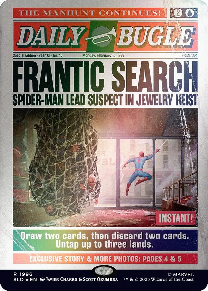 Frantic Search 1996 Rainbow Foil 1996 (Secret Lair Drop Series)  - Foil | Good Games Adelaide SA