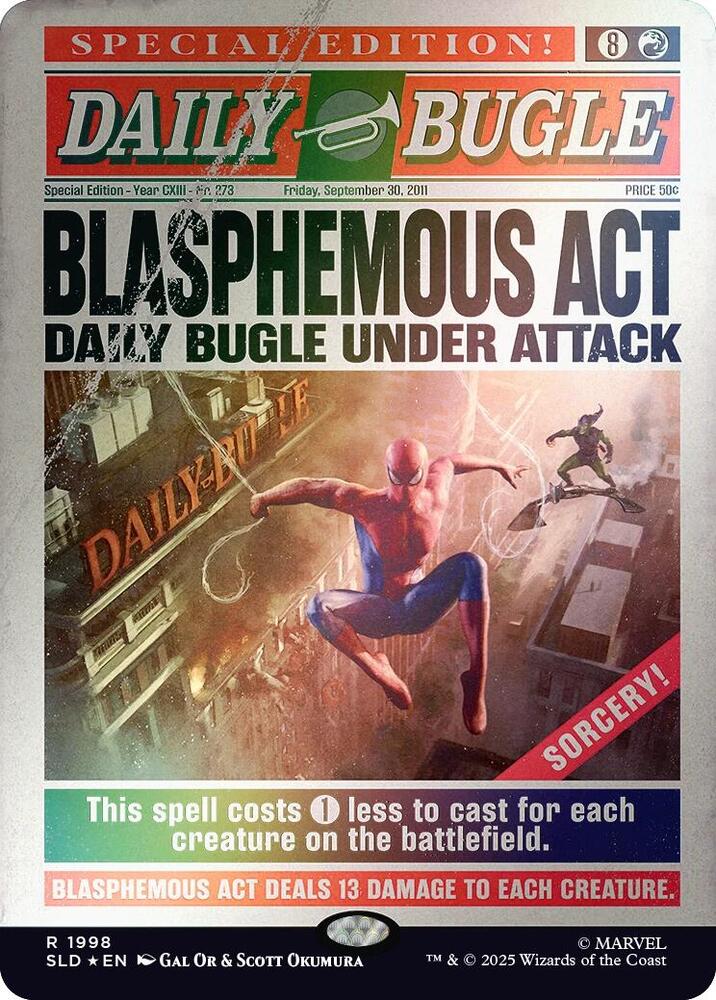 Blasphemous Act 1998 Rainbow Foil 1998 (Secret Lair Drop Series)  - Foil | Good Games Adelaide SA