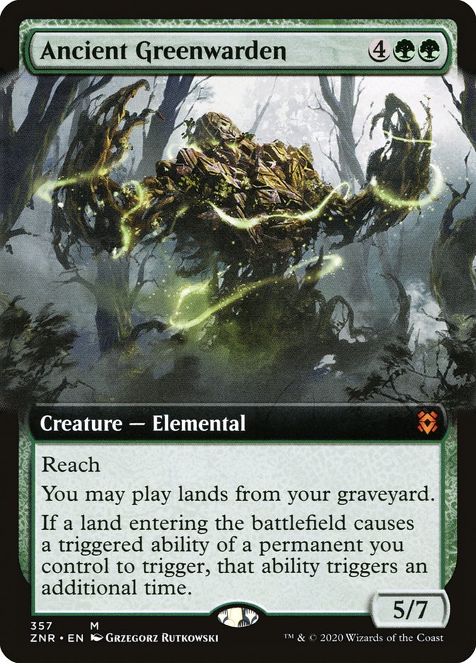 Ancient Greenwarden 357 (Zendikar Rising)  - Foil | Good Games Adelaide SA