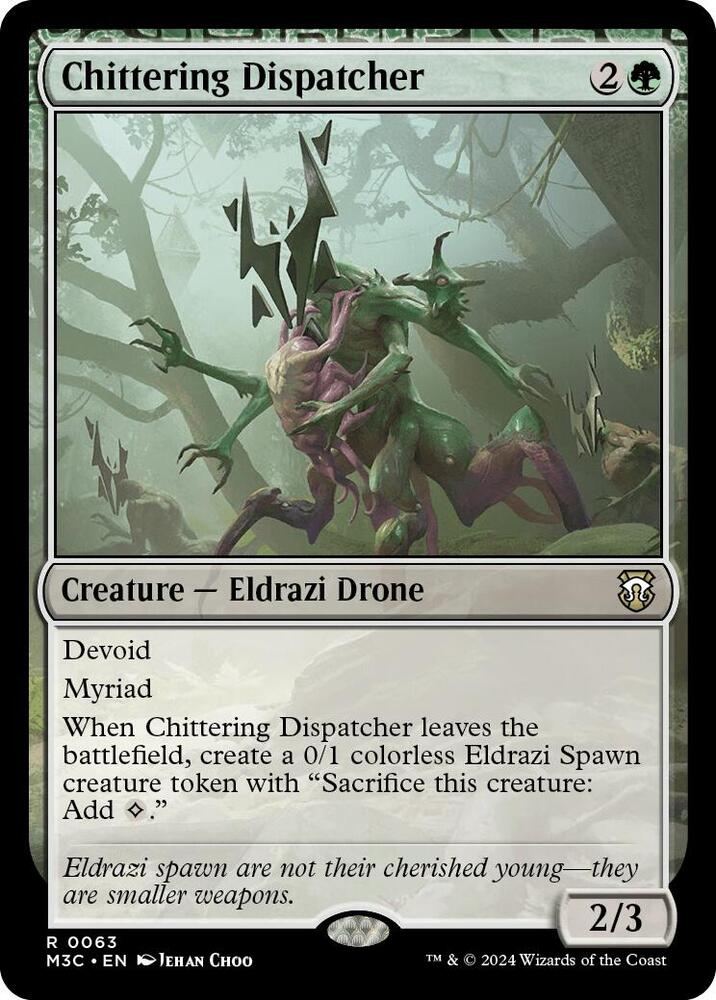 Chittering Dispatcher 63/411 (Commander: Modern Horizons 3)  - Ripple Foil | Good Games Adelaide SA