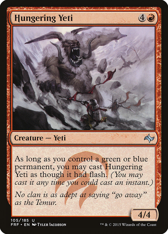 Hungering Yeti 105 (Fate Reforged)  | Good Games Adelaide SA