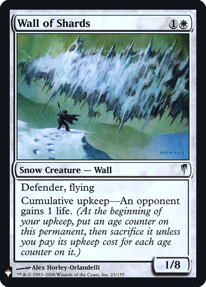 Wall of Shards 23 (The List Reprints)  - Foil | Good Games Adelaide SA