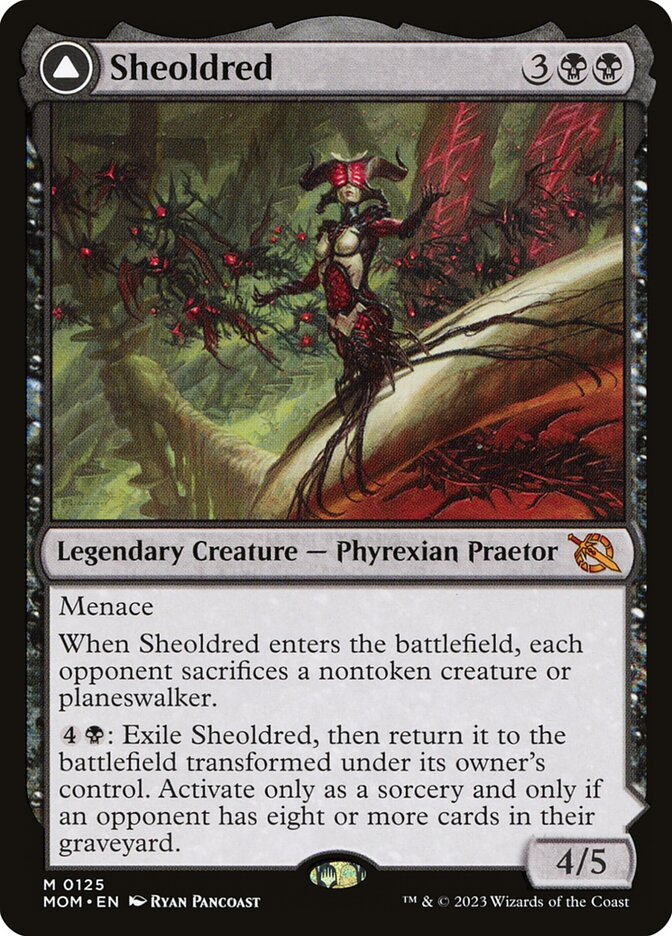 Sheoldred // The True Scriptures 125 (March of the Machine)  - Foil | Good Games Adelaide SA