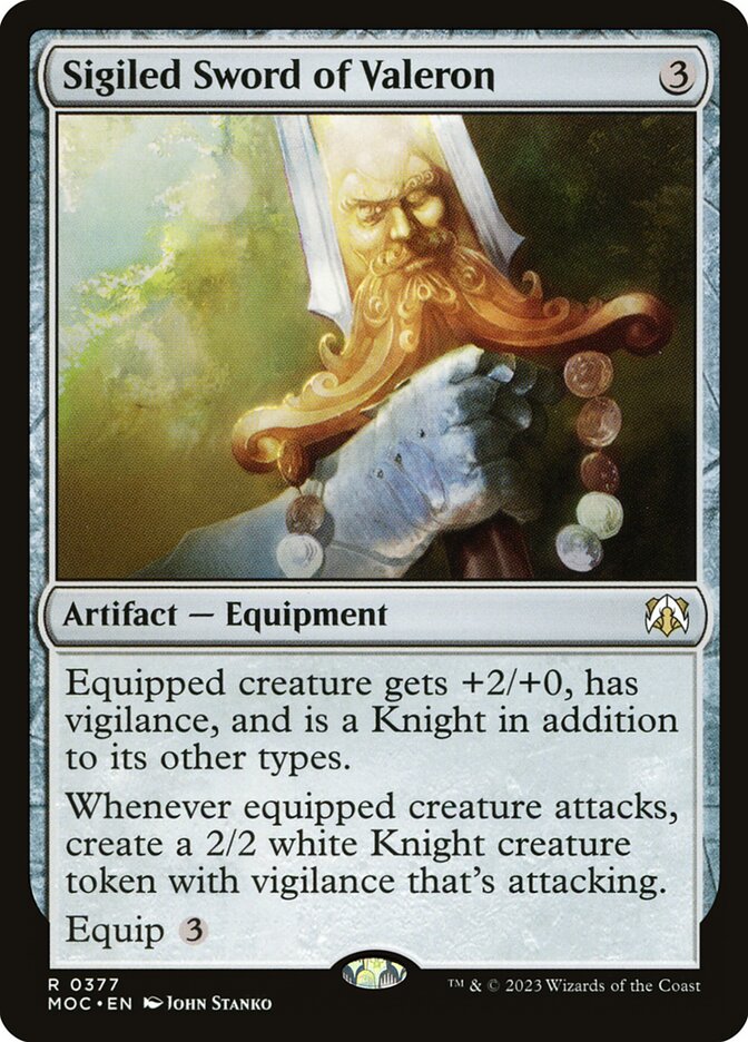 Sigiled Sword of Valeron 377 (Commander: March of the Machine)  | Good Games Adelaide SA