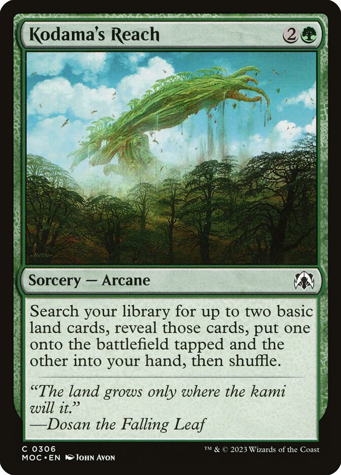 Kodama's Reach 306 (Commander: March of the Machine)  | Good Games Adelaide SA