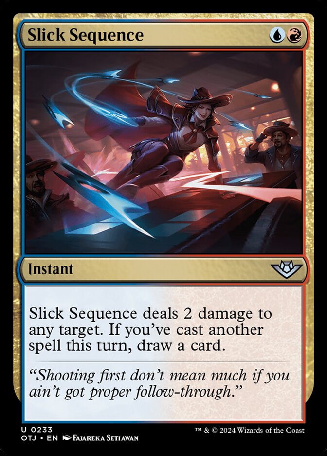 Slick Sequence 233/286 (Outlaws of Thunder Junction)  - Foil | Good Games Adelaide SA