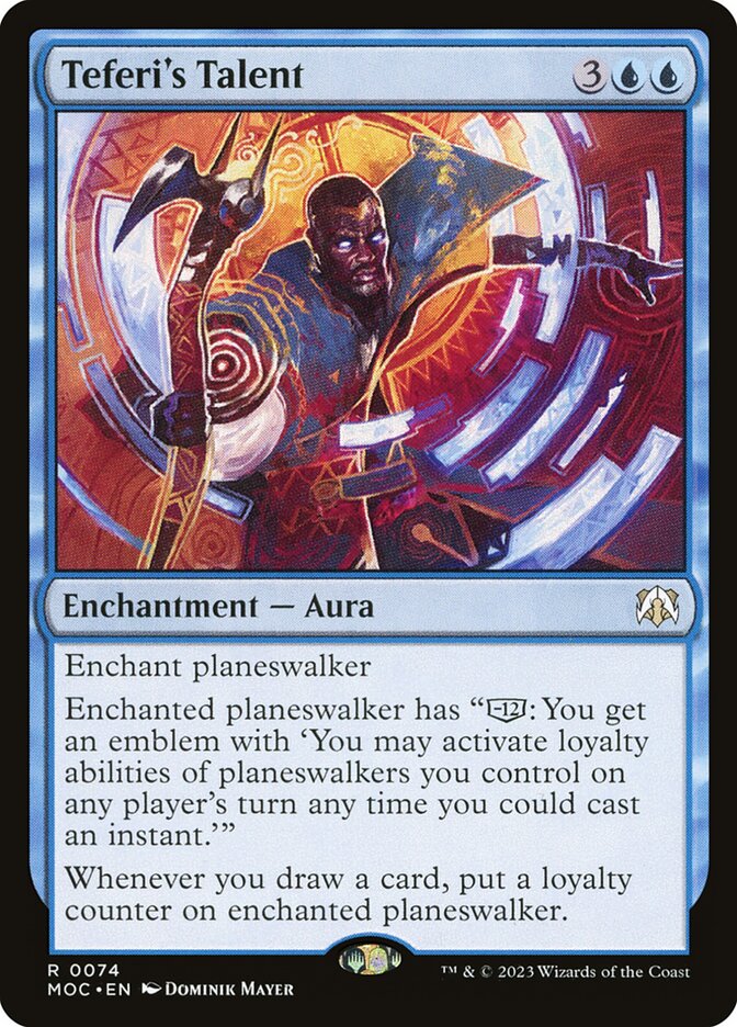 Teferi's Talent 74 (Commander: March of the Machine)  | Good Games Adelaide SA