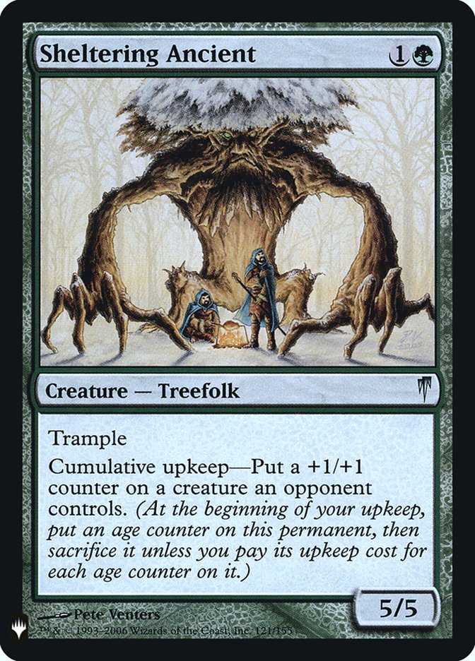 Sheltering Ancient 121 (The List Reprints)  - Foil | Good Games Adelaide SA