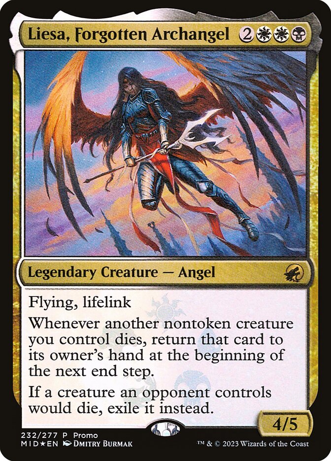 Liesa, Forgotten Archangel 232 (Media Promos)  - Foil | Good Games Adelaide SA