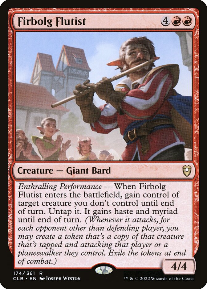 Firbolg Flutist 174 (Commander Legends: Battle for Baldur's Gate)  - Foil | Good Games Adelaide SA
