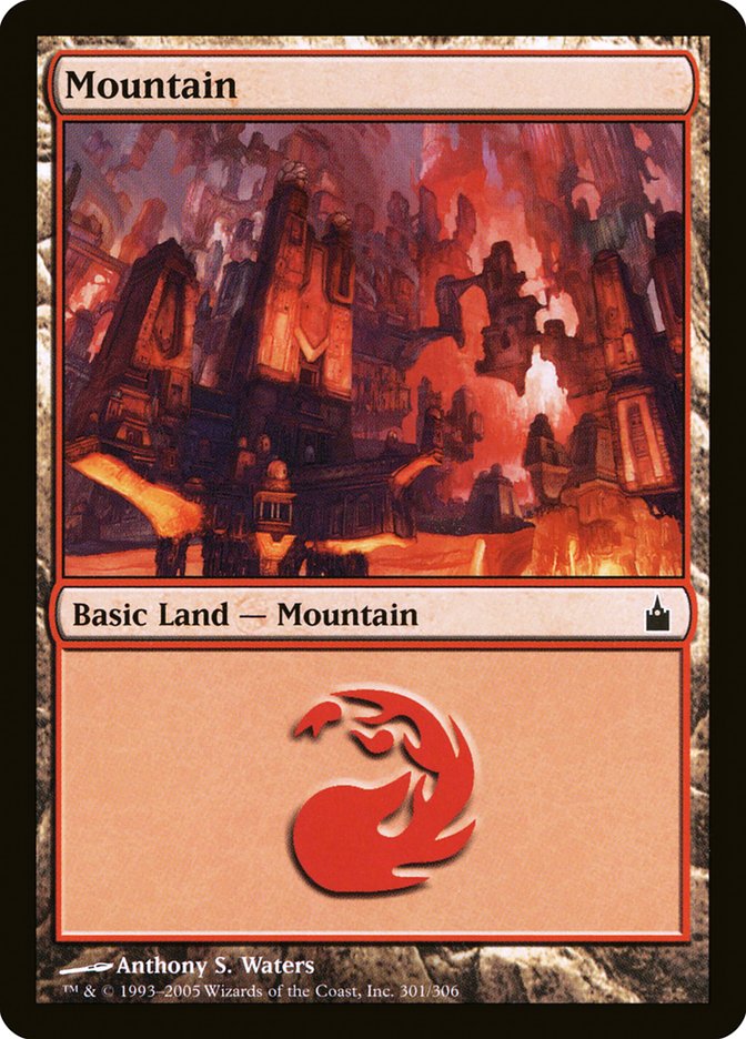 Mountain 301/306 (Ravnica: City of Guilds)  - Foil | Good Games Adelaide SA