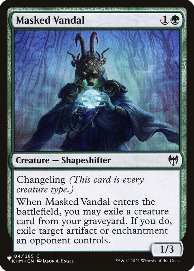 Masked Vandal 184 (The List Reprints)  | Good Games Adelaide SA