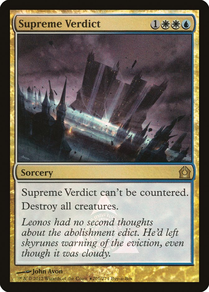 Supreme Verdict 201 (Buy-A-Box Promos)  - Foil | Good Games Adelaide SA