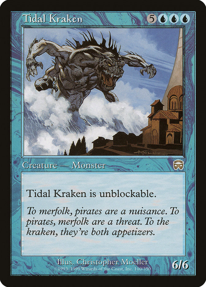 Tidal Kraken 110 (Mercadian Masques)  - Foil | Good Games Adelaide SA