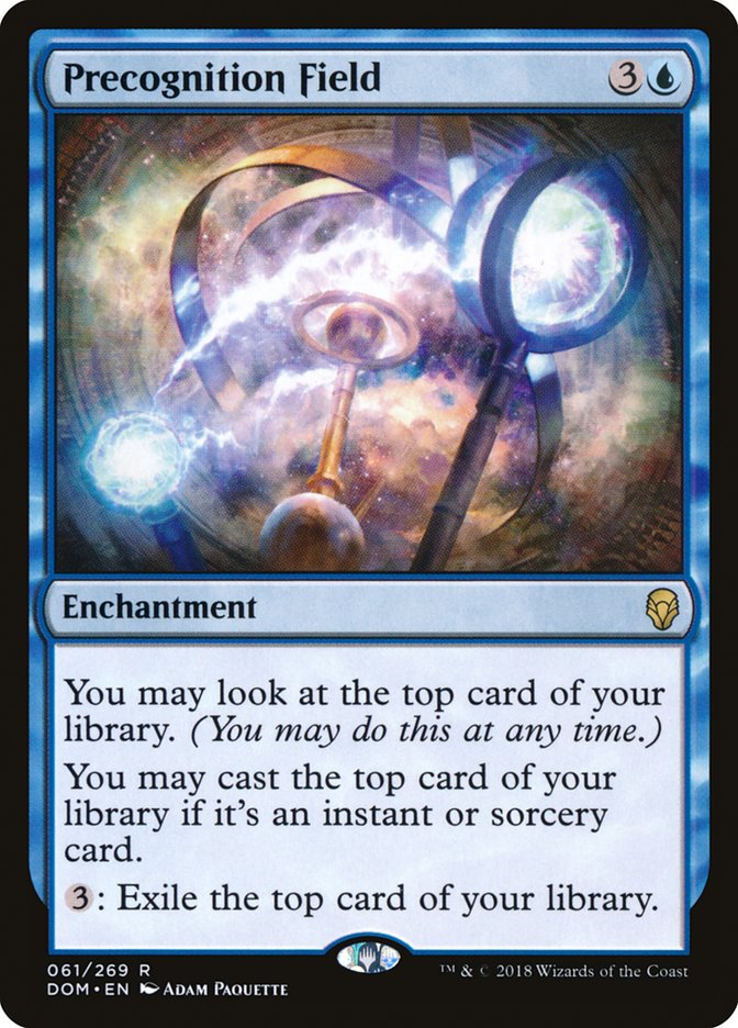 Precognition Field 61/269 (Dominaria)  - Foil | Good Games Adelaide SA