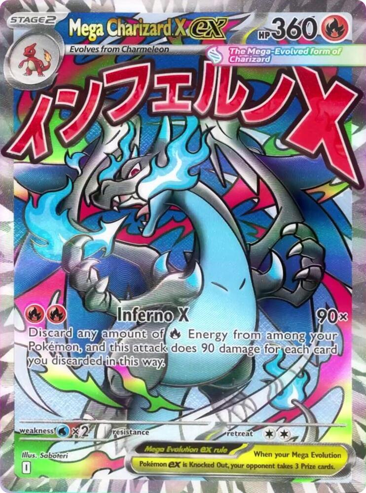 Mega Charizard X ex 023 (ME: Mega Evolution Promo)  - Holofoil | Good Games Adelaide SA