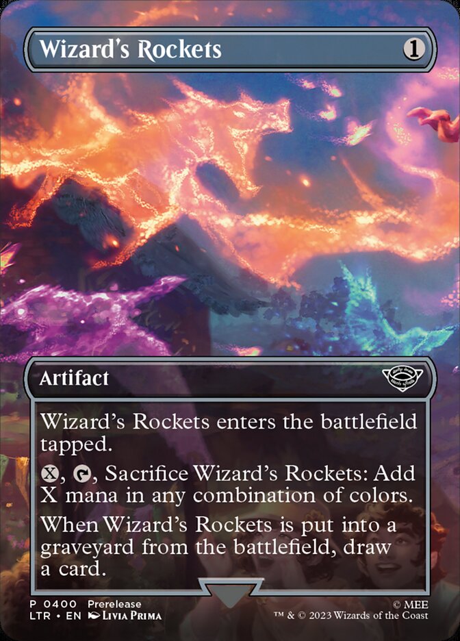 Wizard's Rockets 400 (Universes Beyond: The Lord of the Rings: Tales of Middle-earth)  - Borderless | Good Games Adelaide SA